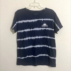 ROXY Women's Sun Block Tie-Dye Cotton T-Shirt Size M